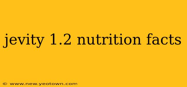 jevity 1.2 nutrition facts