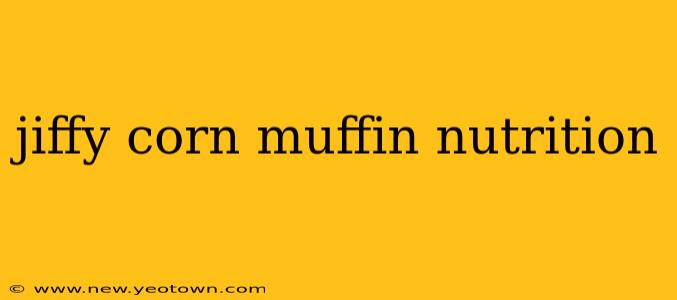 jiffy corn muffin nutrition