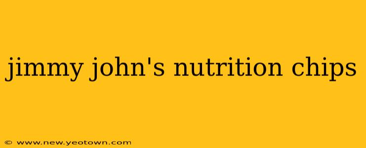 jimmy john's nutrition chips