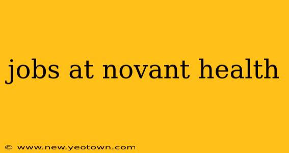 jobs at novant health