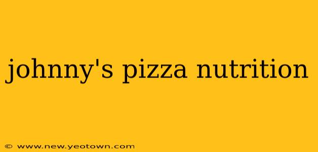 johnny's pizza nutrition