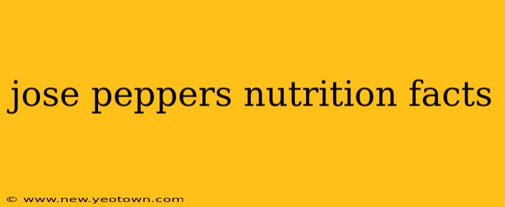 jose peppers nutrition facts