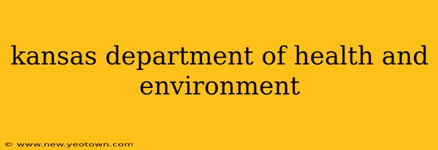 kansas department of health and environment