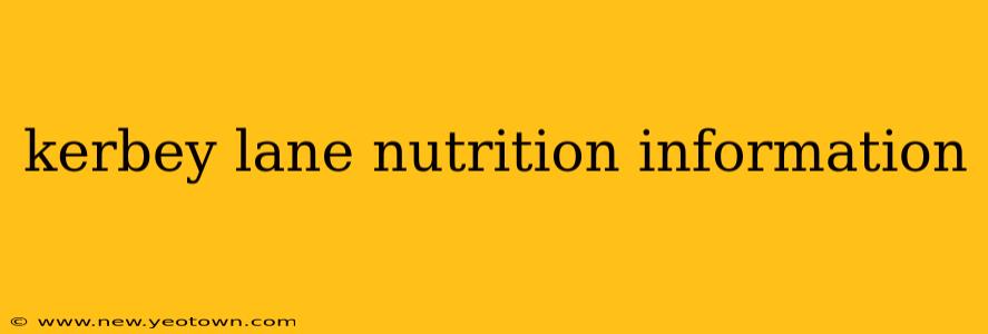 kerbey lane nutrition information