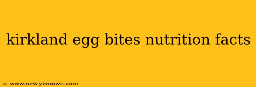 kirkland egg bites nutrition facts