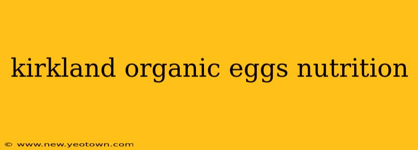kirkland organic eggs nutrition
