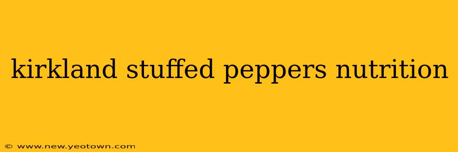 kirkland stuffed peppers nutrition