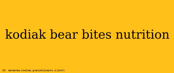 kodiak bear bites nutrition