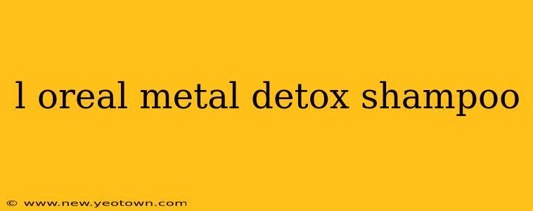 l oreal metal detox shampoo