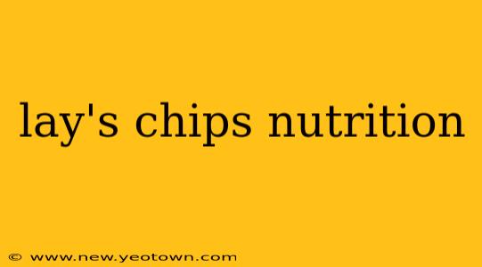 lay's chips nutrition
