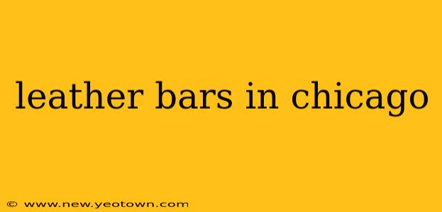 leather bars in chicago