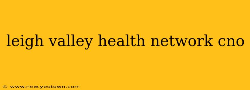 leigh valley health network cno