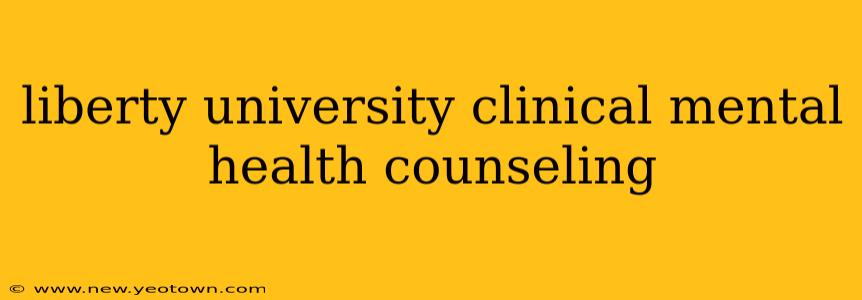 liberty university clinical mental health counseling