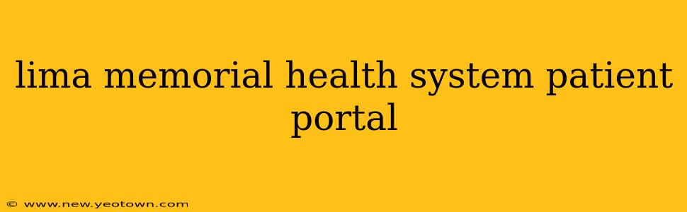 lima memorial health system patient portal