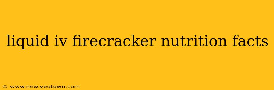 liquid iv firecracker nutrition facts