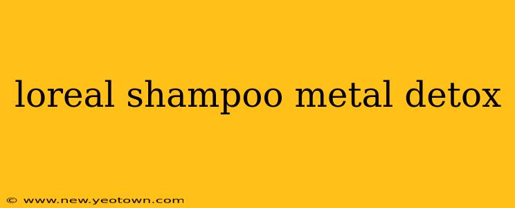 loreal shampoo metal detox