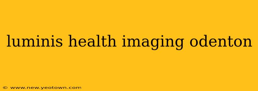 luminis health imaging odenton