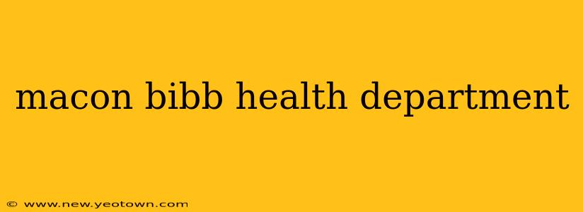 macon bibb health department