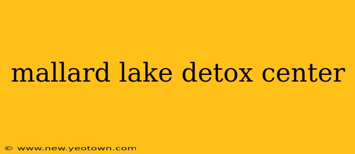 mallard lake detox center