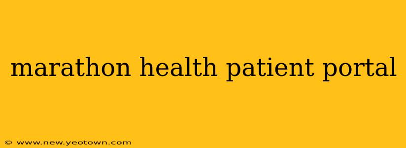 marathon health patient portal