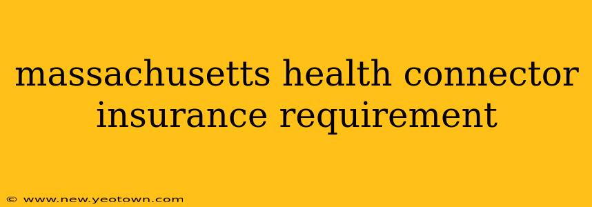 massachusetts health connector insurance requirement