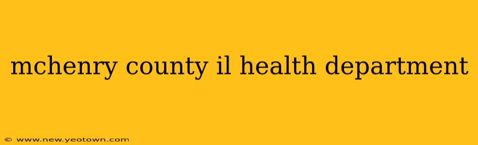 mchenry county il health department