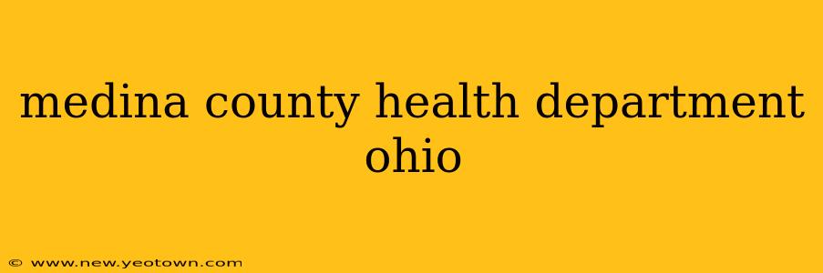 medina county health department ohio