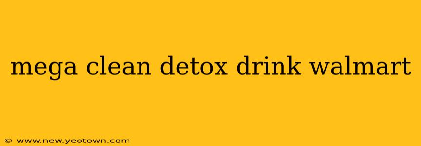 mega clean detox drink walmart