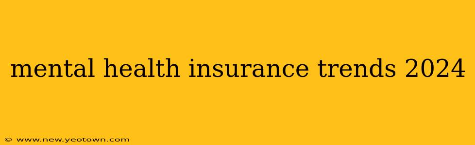 mental health insurance trends 2024