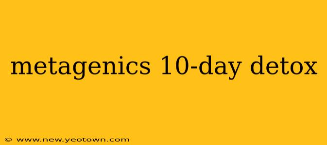 metagenics 10-day detox