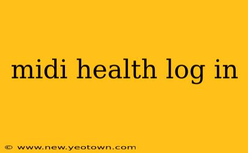 midi health log in
