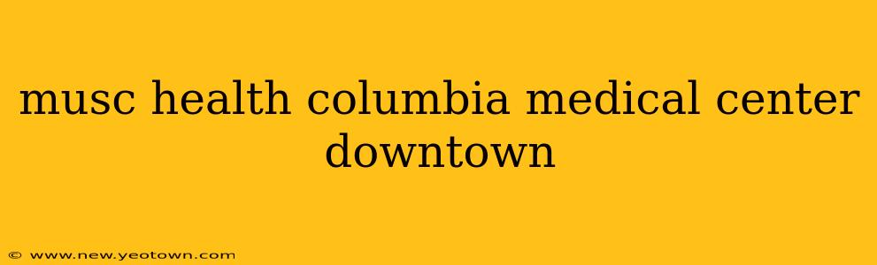musc health columbia medical center downtown