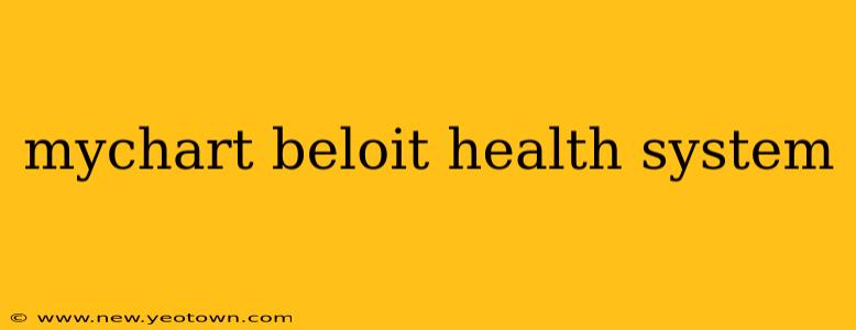 mychart beloit health system