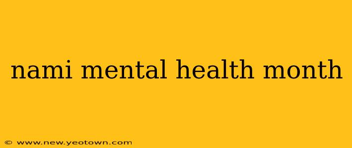 nami mental health month