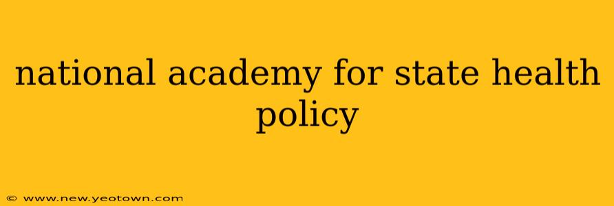 national academy for state health policy