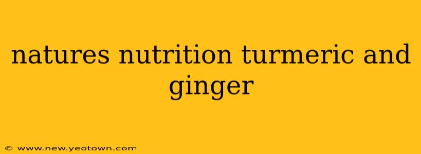 natures nutrition turmeric and ginger