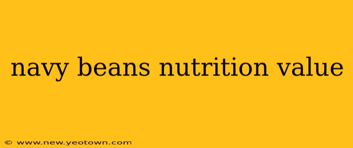 navy beans nutrition value