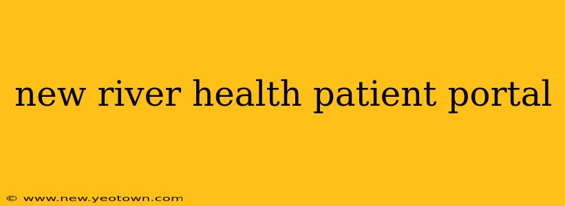 new river health patient portal
