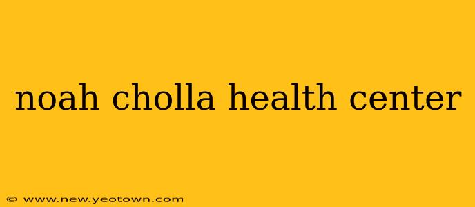 noah cholla health center