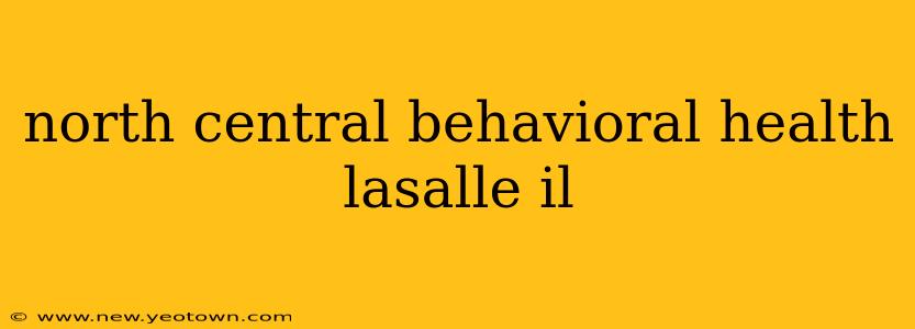 north central behavioral health lasalle il