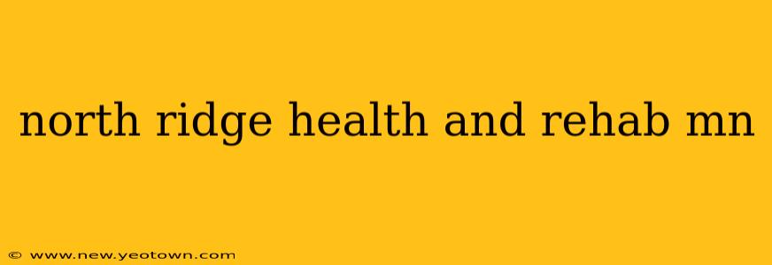 north ridge health and rehab mn