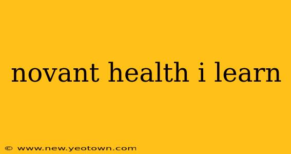 novant health i learn