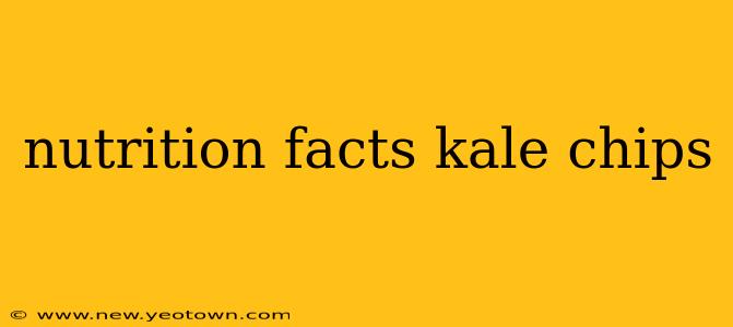 nutrition facts kale chips