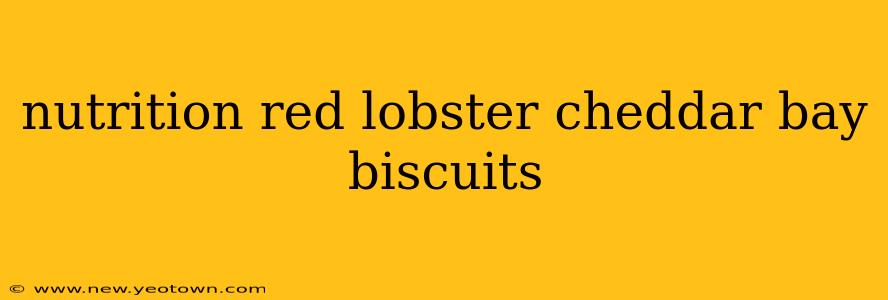 nutrition red lobster cheddar bay biscuits
