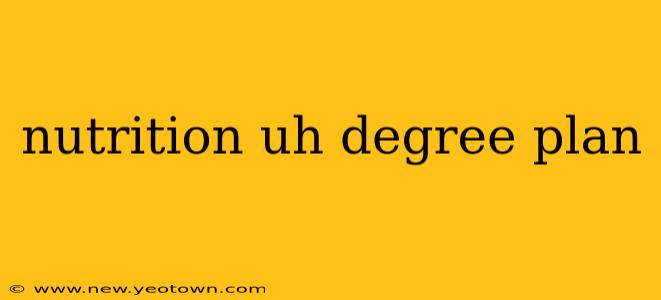nutrition uh degree plan