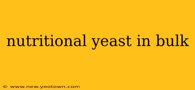 nutritional yeast in bulk