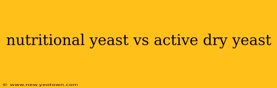 nutritional yeast vs active dry yeast