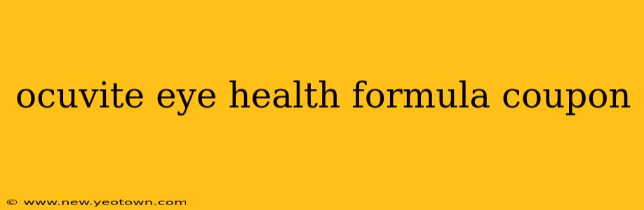 ocuvite eye health formula coupon