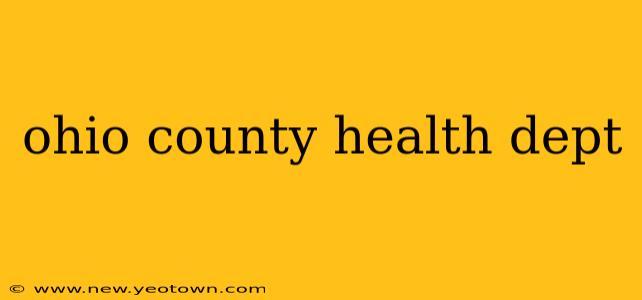 ohio county health dept
