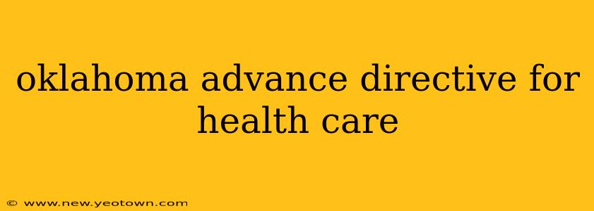oklahoma advance directive for health care